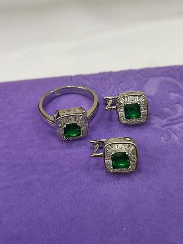 Серебряные наборы украшений: Набор украшений, Проба 925, Женские, Новый — 5