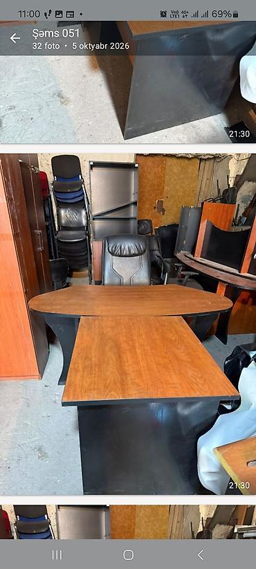 Ofis mebelləri satıram ofisə aid hər şey var gəlin alın çox rahat və