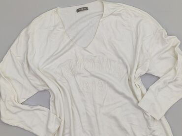 bluzki basic z dekoltem v: Bluzka damska, rozmiar 3XL