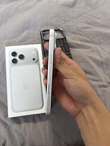 iphone pro max 15: IPhone 17 Pro Max, Б/у, 256 ГБ, Белый, Защитное стекло, Чехол, Коробка, 95 % — 5
