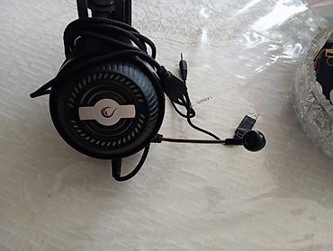 Настольные ПК и комплектующие: Qulaqlıq + mikrofon (over‑ear). işıqlı gaming mikrafon ve sesi əla — 3