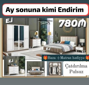 ikinci el radiatorlar: *Yataq dəsti 780Azn 🎁Baza + Matras hədiyyə🎁* ✔️Rəng seçimi var ✔️ Ölçü