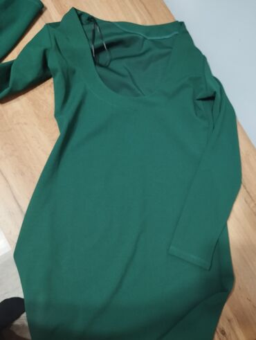 Повседневные платья: Повседневное платье, Длинная модель, Трикотаж, S — 11