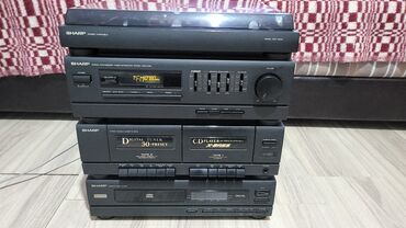 Динамики и колонки: Продам SHARP из 80г, без колонок нету, без пульта, стоял долго, сд — 1