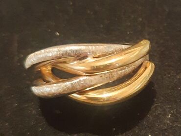 Üzüklər: Üzük, Sarı qızıl, 585 Əyar, Qaşsız — 2