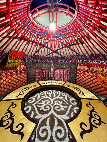 Аренда юрт: Аренда юрты, Каркас Деревянный, 75 баш, Казан, Посуда, С полом — 14