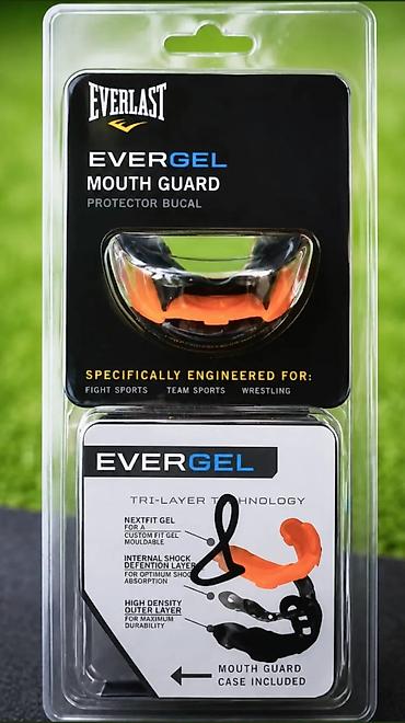 спорт товары: Everlast EverGel Mouth Guard – ağız qoruyucusu - Tri-Layer — 1