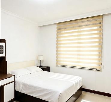 mexmer parca: Zebra jalüz pərdələr – işıq və məxfilik üçün ikili qatlı sistem - — 7