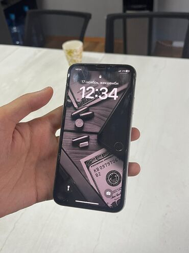 чехлы на xs: IPhone Xs, Колдонулган, 64 ГБ, White Titanium, Заряддоочу түзүлүш, Каптама