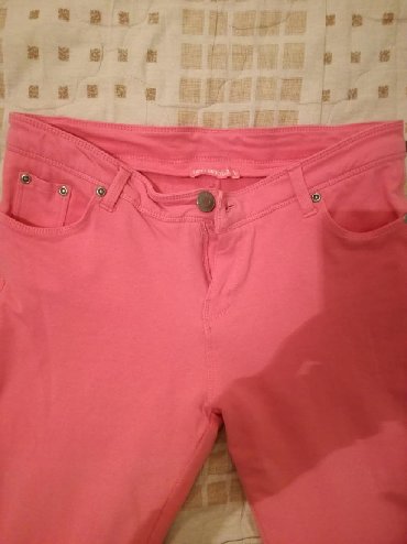 Farmerke: Terranova pantalone rastegljive,vel:L,kao nove,pamuk I likra 5% — 3