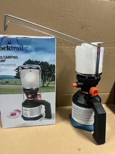 Oprema za kampovanje: Plinska lampa za kampovanje ROCKTRAIL. Koristi zamenske plinske boce u — 4