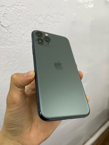 11 айфон 64: IPhone 11 Pro, Колдонулган, 64 ГБ, Alpine Green, Каптама, 77 %