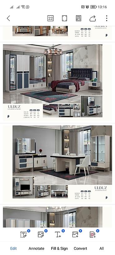 Yataq otağı dəstləri: Yatağ dəstləri istənilən çeşiddə istənilən formada evinizi bizim — 19