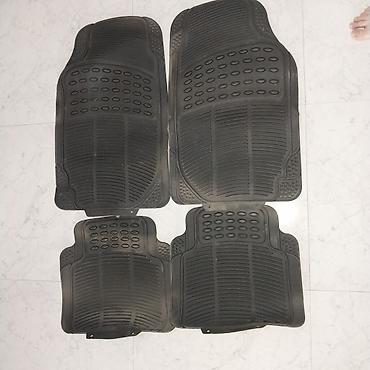 pedalı: Universal rezin avtomobil döşəmə xalça dəsti (4 ədəd) - Material — 3