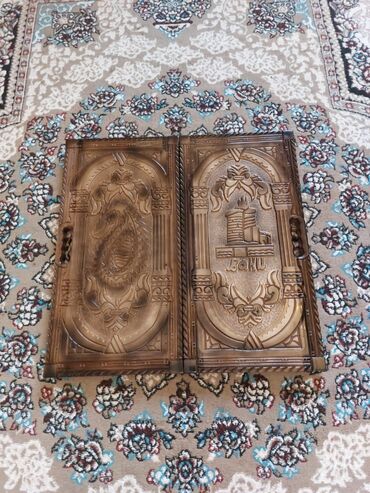 Nərdlər: Taxta nərd-şahmat lövhəsi - Material: massiv taxta, yandırma və — 8