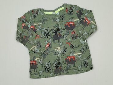 zielona koszula dla chłopca: Bluzka, So cute, 12-18 m, 80-86 cm, stan - Dobry