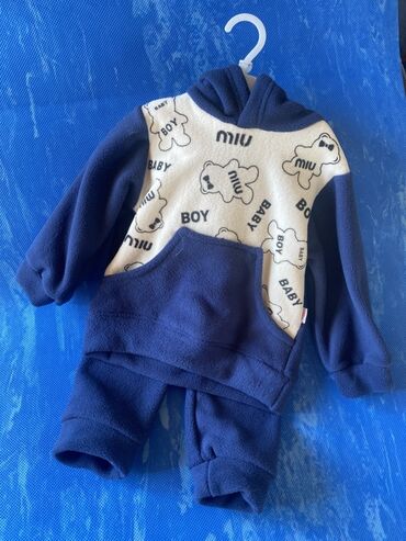 спортивка детская: Комплект, түсү - Көк, Жаңы