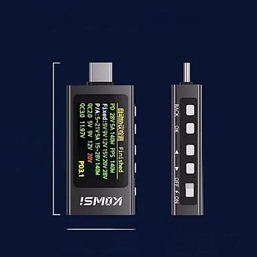 Ostali alati i mašine: KWS-X1 Digitalni Voltmetar DC 3.3-36V 0-12A T-NOVO. KOWSI KWS-X1 USB — 5
