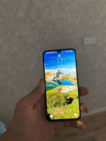 купить новый самсунг s7: Samsung Galaxy A40, 64 GB, rəng - Göy, Barmaq izi, İki sim kartlı, Face ID