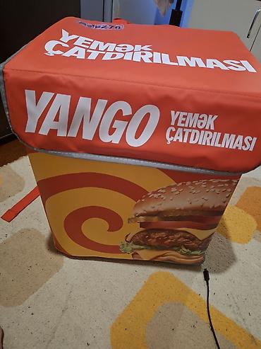 Yango “Yemək Çatdırılması” termo çatdırılma çantası (bel çantası — 1
