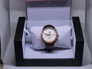 цепь из красного золота 585 пробы: Tissot Chronograph Automatic — элегантные швейцарские часы с