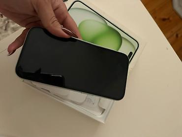 iphone telofon: IPhone 15, 128 GB, Alpine Green, Simsiz şarj, Face ID — 3