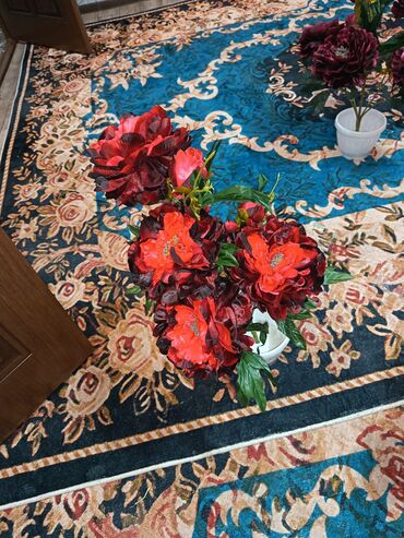 Декоративные цветы: Искусственные горшечные цветы - Яркие декоративные композиции в белых — 9