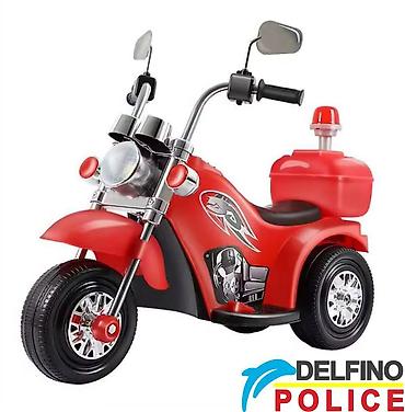 patike n: Motor na akumulator Delfino Police – crveni trotočkaš za mališane do 4 — 2