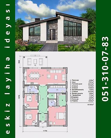 Dizayn, layihə: 🏡 Xəyalınızdakı ev üçün ilk addım — düzgün plan! Eviniz üçün rahat — 9