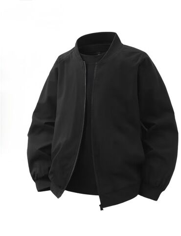 Куртки: Мужская куртка, 5XL (EU 50), Новый, цвет - Черный, Самовывоз, Бесплатная доставка