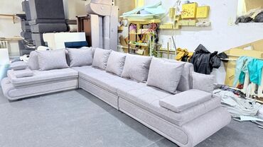 Угловые диваны: Угловой диван, C подушками, Трехместный — 3