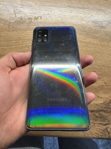 обмен старый телефон на новый: Samsung Galaxy A51 5G, Колдонулган, түсү - Кара