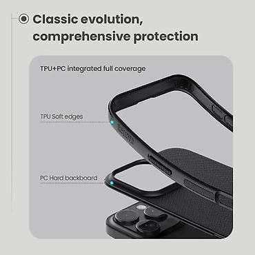 Maske i futrole za telefone: Futrola NILLKIN Super Frost PRO za iPhone 16 Pro Max (6.9) crna. Uz — 9