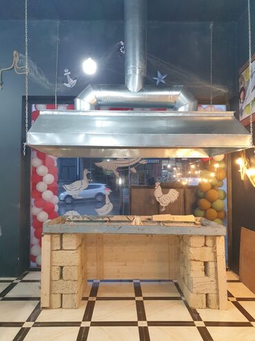 Havalandırma sistemləri: Manqal və şiş kabab üçün peşəkar tüstü sorucu/küpçə. Restoran, kafe — 1