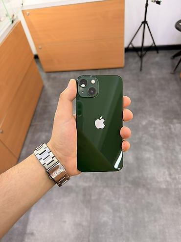 iphone x 🅁: IPhone 13, 128 GB, Yaşıl, Face ID — 1