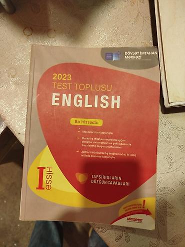 10 cu sinif informatika: İngilis dili Testlər 11-ci sinif, DİM, 1-ci hissə, 2023 il — 1