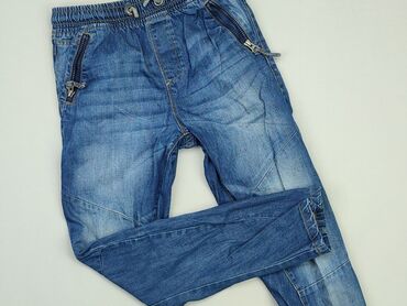 Jeansowe: Spodnie jeansowe, Next, 9 lat, 128/134, stan - Dobry