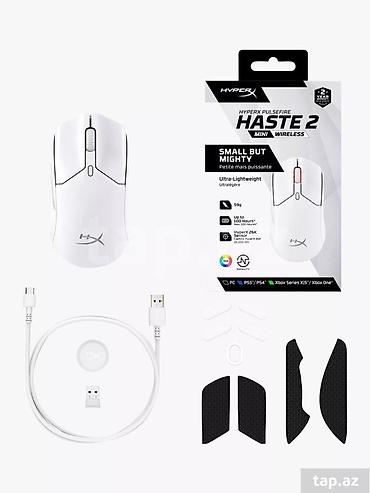 mini notebook: HyperX Pulsefire Haste 2 Mini – Simsiz gaming siçanı (7D389AA) Əsas — 1