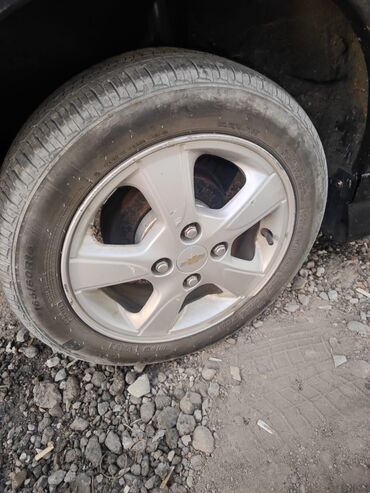 купить диск на 16 бу: Дөңгөлөктөр монтажда 165 / 60 / R 14, Жай, Колдонулган, Комплект, Жеңил унаалар, Куйма, тешиктери - 4