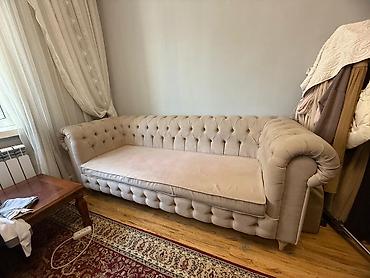 секс на диване: Диван в стиле Chesterfield, трёхместный. - Классический дизайн с — 2