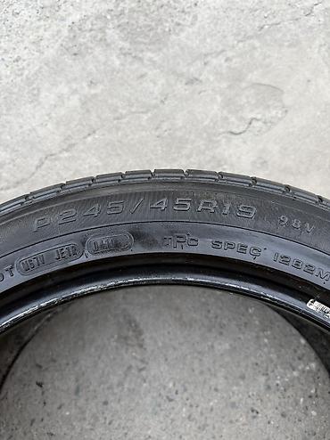 24545 r19 лето: Шины 245 / 45 / R 19, Лето, Б/у, 1 шт, Легковые, GoodYear — 3