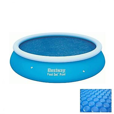 slike more: Solarni pokrivač za bazen Fast Set Bestway 244 cm – model 58060 - — 1