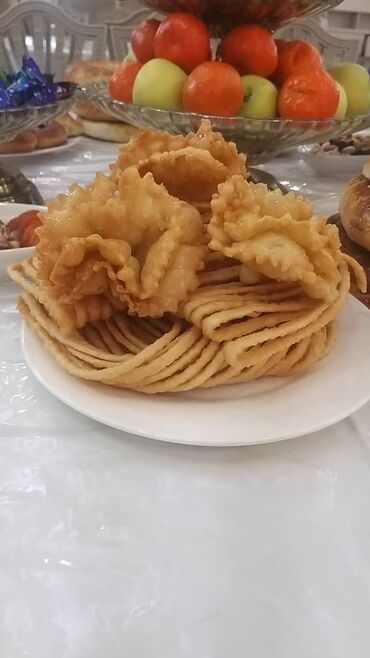 Выпечка, хлебобулочные изделия: Выпечка Санза Хворост Печенье с начинкой и без Пироги Булочки — 7