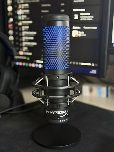 HyperX QuadCast S — USB-микрофон для стримеров, подкастеров и at lalafo.kg HyperX QuadCast S — USB-микрофон для стримеров, подкастеров и