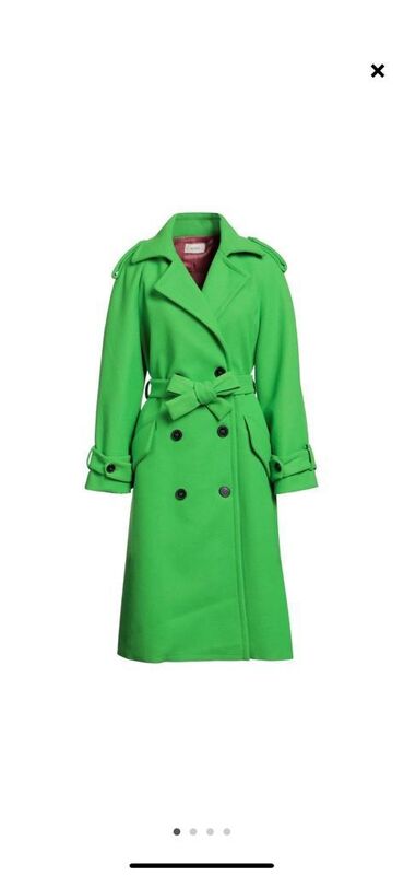 женские классические пальто: Пальто M (EU 38), L (EU 40), цвет - Зеленый