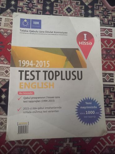 сборник тестов по русскому языку ответы: TQDK – Test Toplusu: English (I hissə), 1994–2015 Xüsusiyyətlər: -