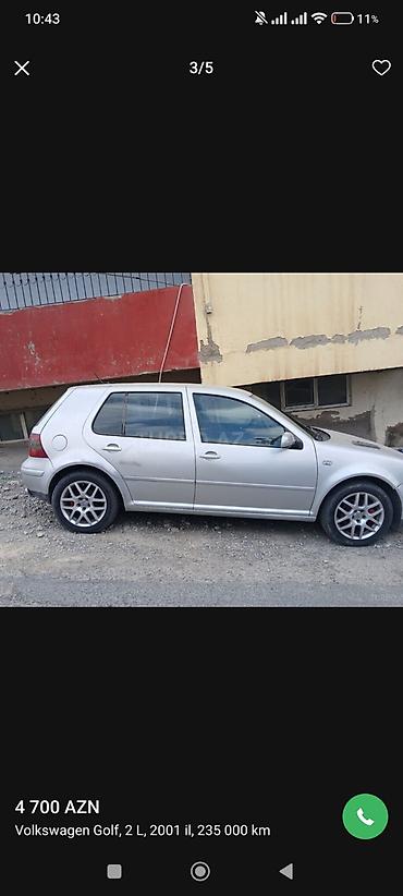 Volkswagen: Volkswagen Golf: 2 l | 2001 il Hetçbek — 3