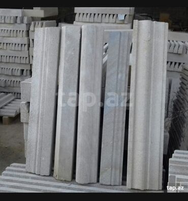 Digər tikinti materialları: Dekorativ daş karniz və bordür elementləri - Material: təbii daş -da lalafo.az — 11 Digər tikinti materialları: Dekorativ daş karniz və bordür elementləri - Material: təbii daş — 11