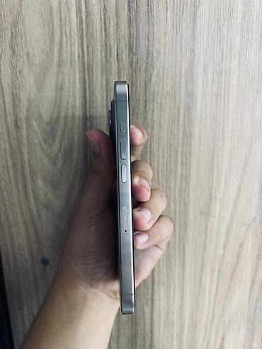 a17: IPhone 15 Pro, Б/у, 256 ГБ, Natural Titanium, Коробка, В рассрочку, 85 % — 3