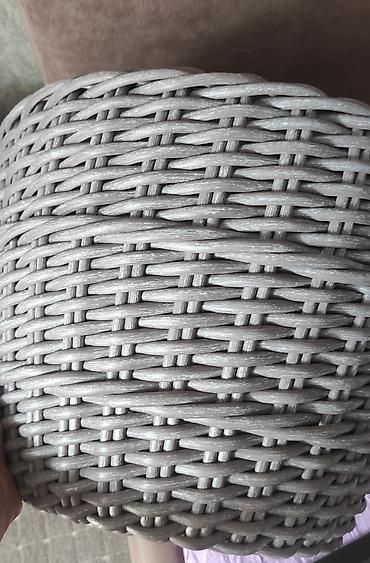 Горшки для растений: Кашпо для интерьера или экстерьера из полиротанга. Ручная работа — 8